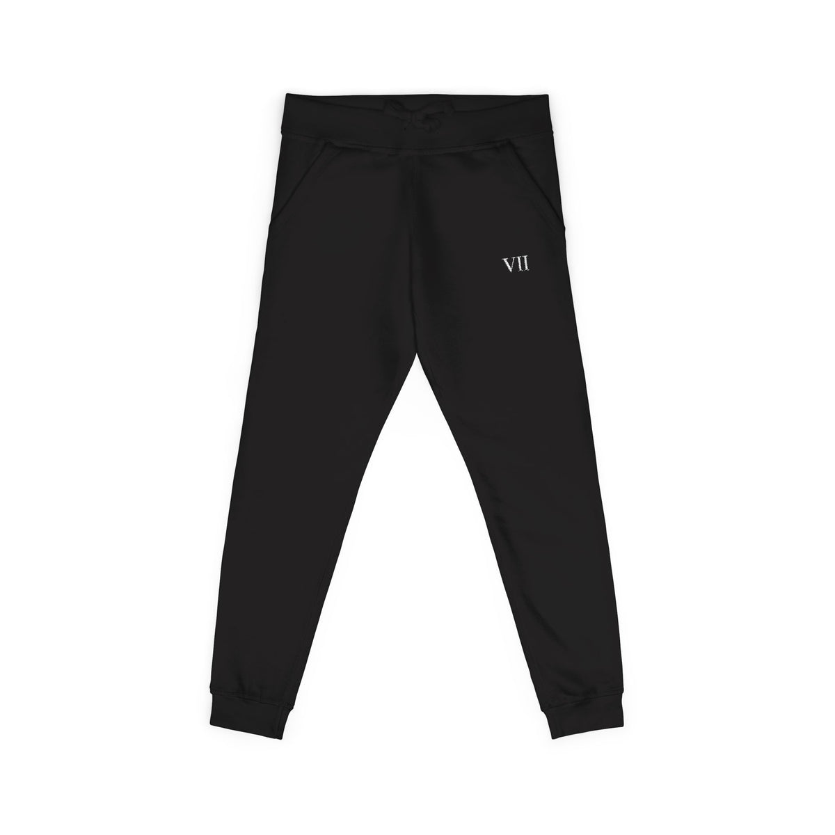 VII Embroidered Fleece Joggers | VII Collection