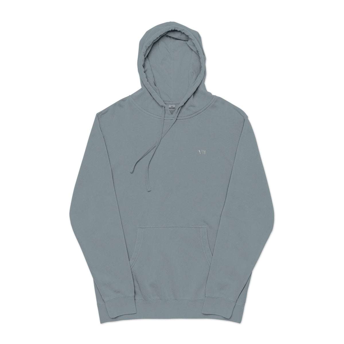 Pigment-Dyed Green Hoodie
