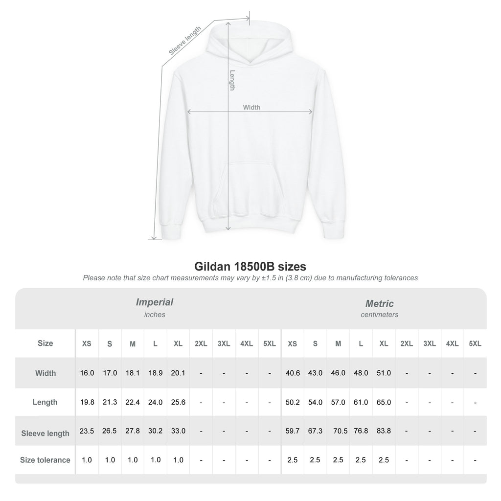 Low Battery. Hoodie On. Youth Hoodie | X Collection