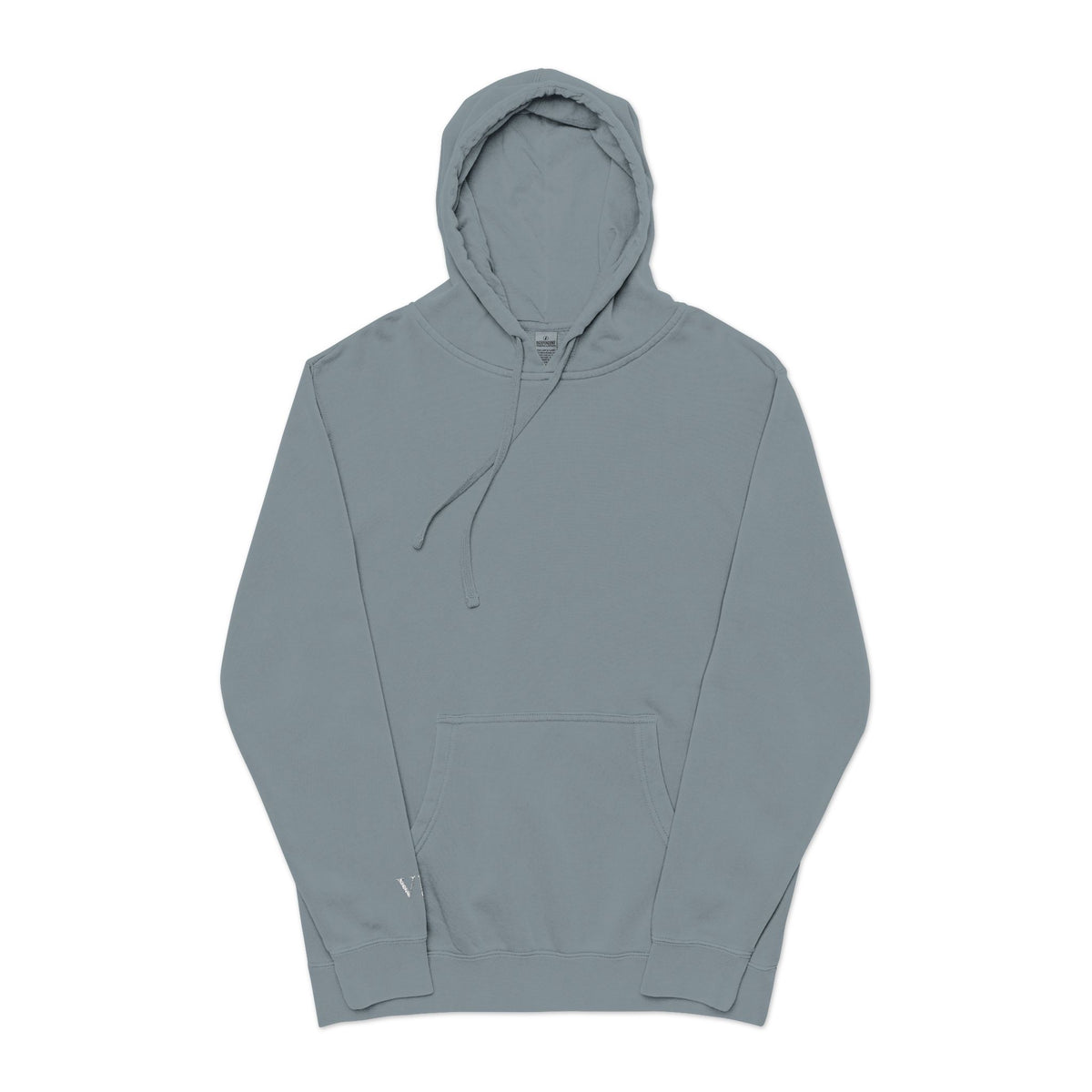VII Collection on Sleeve | Minimalist Pigment-Dyed Unisex Hoodie