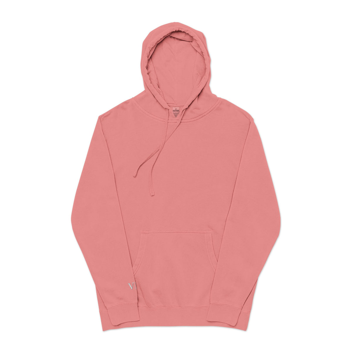 VII Collection on Sleeve | Minimalist Pigment-Dyed Unisex Hoodie