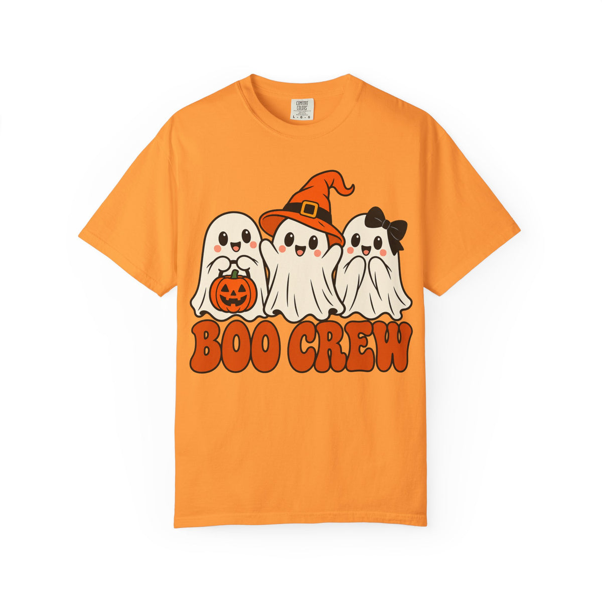 Boo Crew Halloween Ghost Tee | Comfort Colors