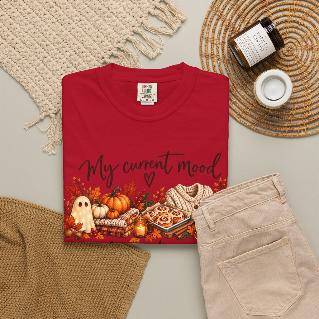 Fall to Christmas Mood Graphic Tee | Cute Holiday T-Shirt | Seven & Jones