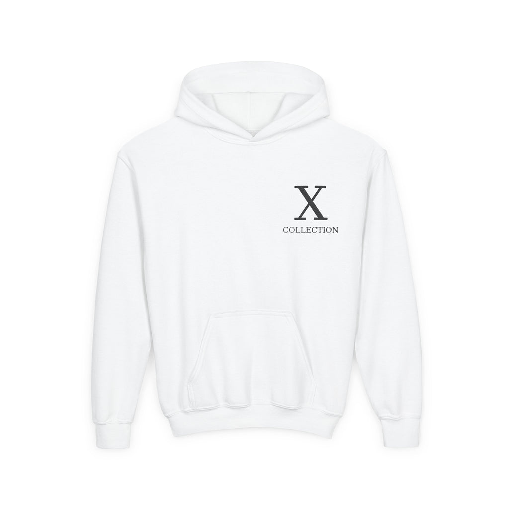 Youth Hoodie - 'X Collection' Minimal Logo Pullover