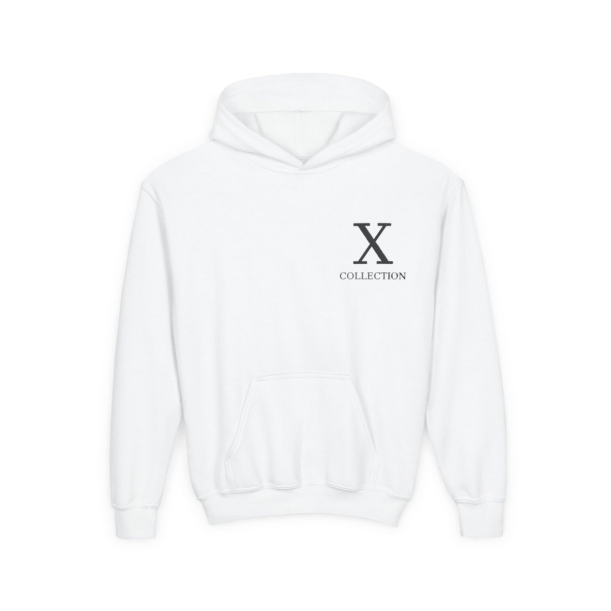 Youth Hoodie - 'X Collection' Minimal Logo Pullover