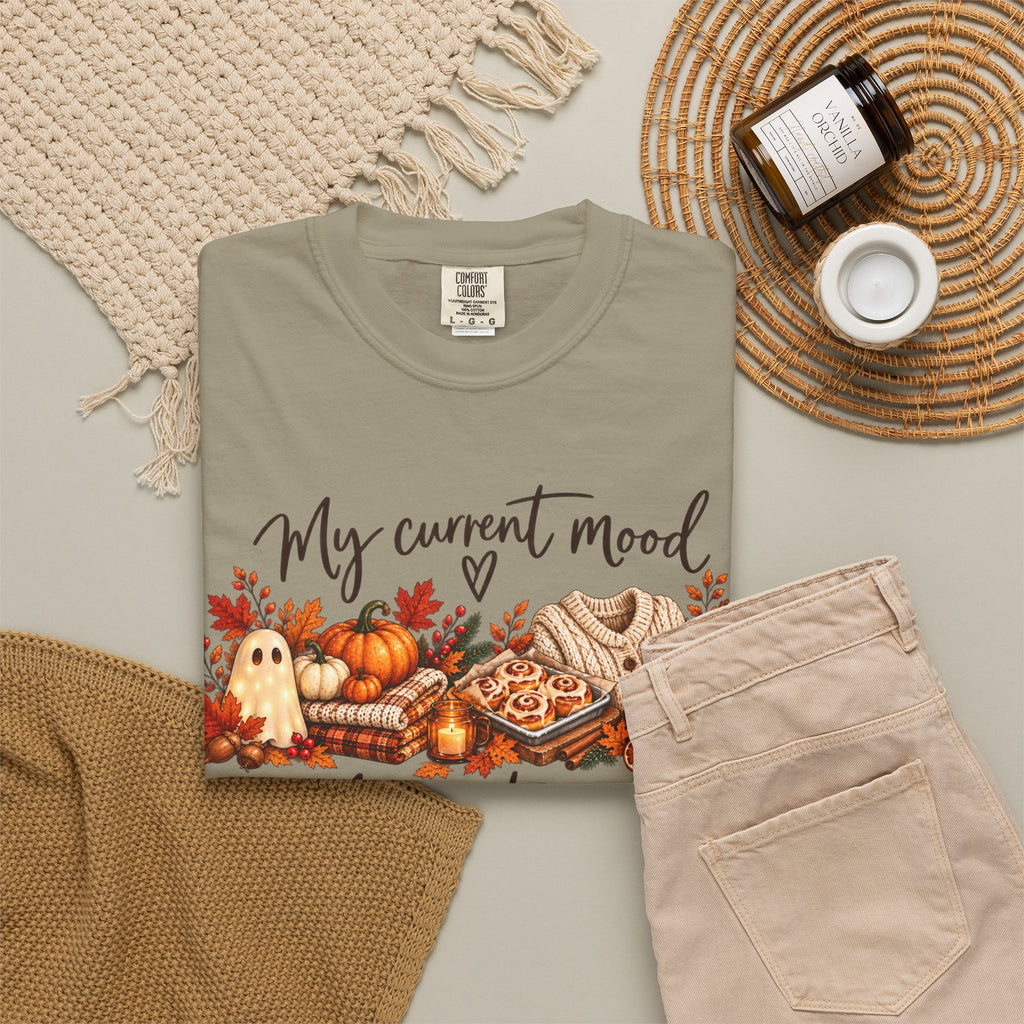 Fall to Christmas Mood Graphic Tee | Cute Holiday T-Shirt | Seven & Jones