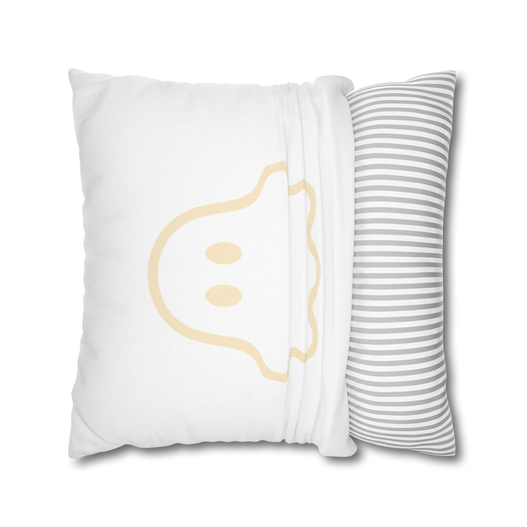 Neutral Ghost & BOO Halloween Pillowcase