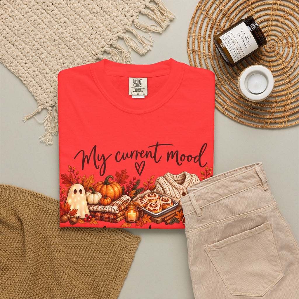 Fall to Christmas Mood Graphic Tee | Cute Holiday T-Shirt | Seven & Jones