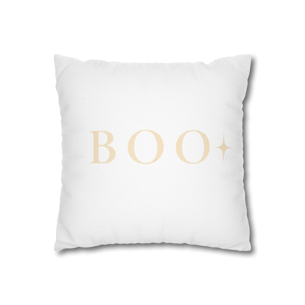 Neutral Ghost & BOO Halloween Pillowcase