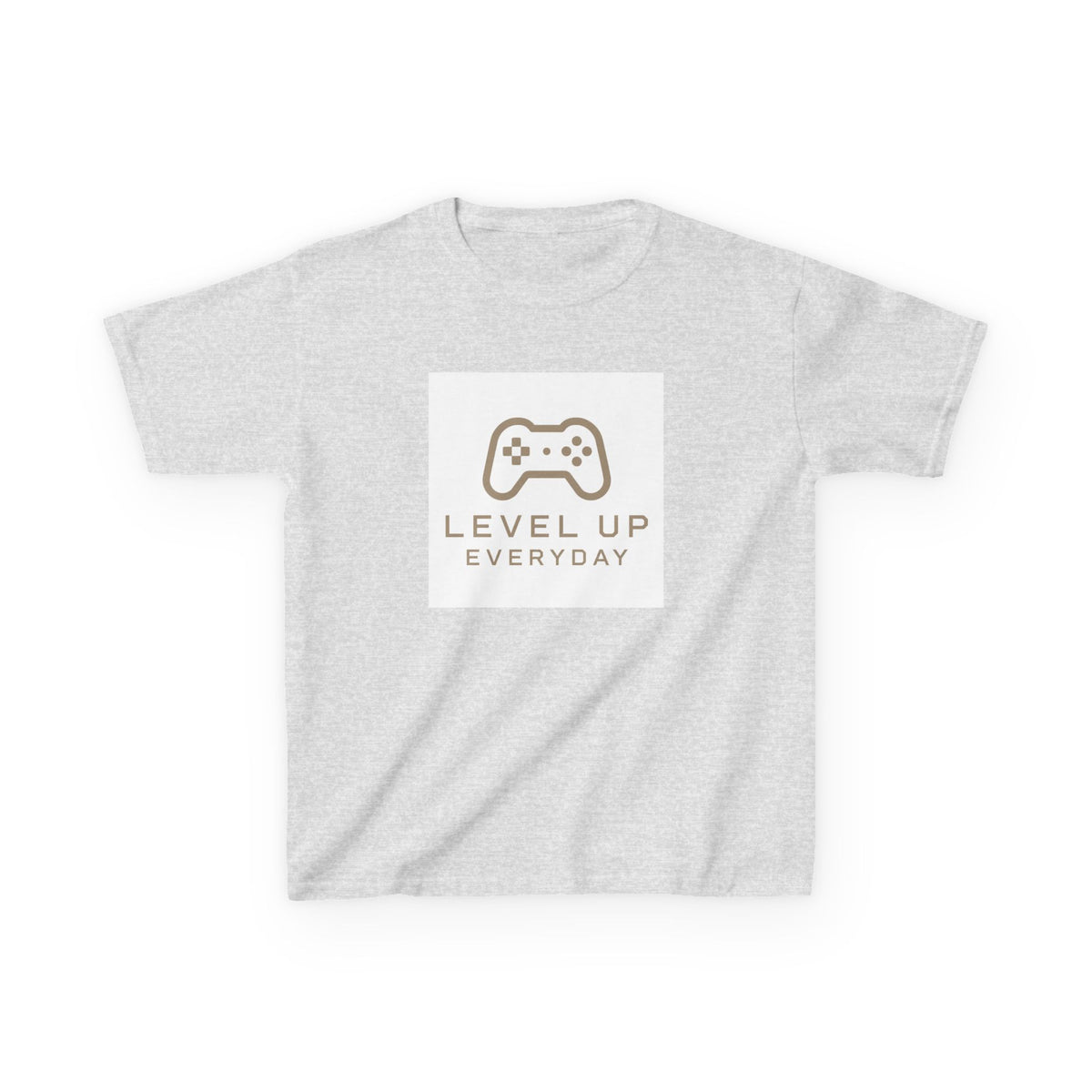 Kids Tee — "Level Up Everyday" Gamer Controller Graphic