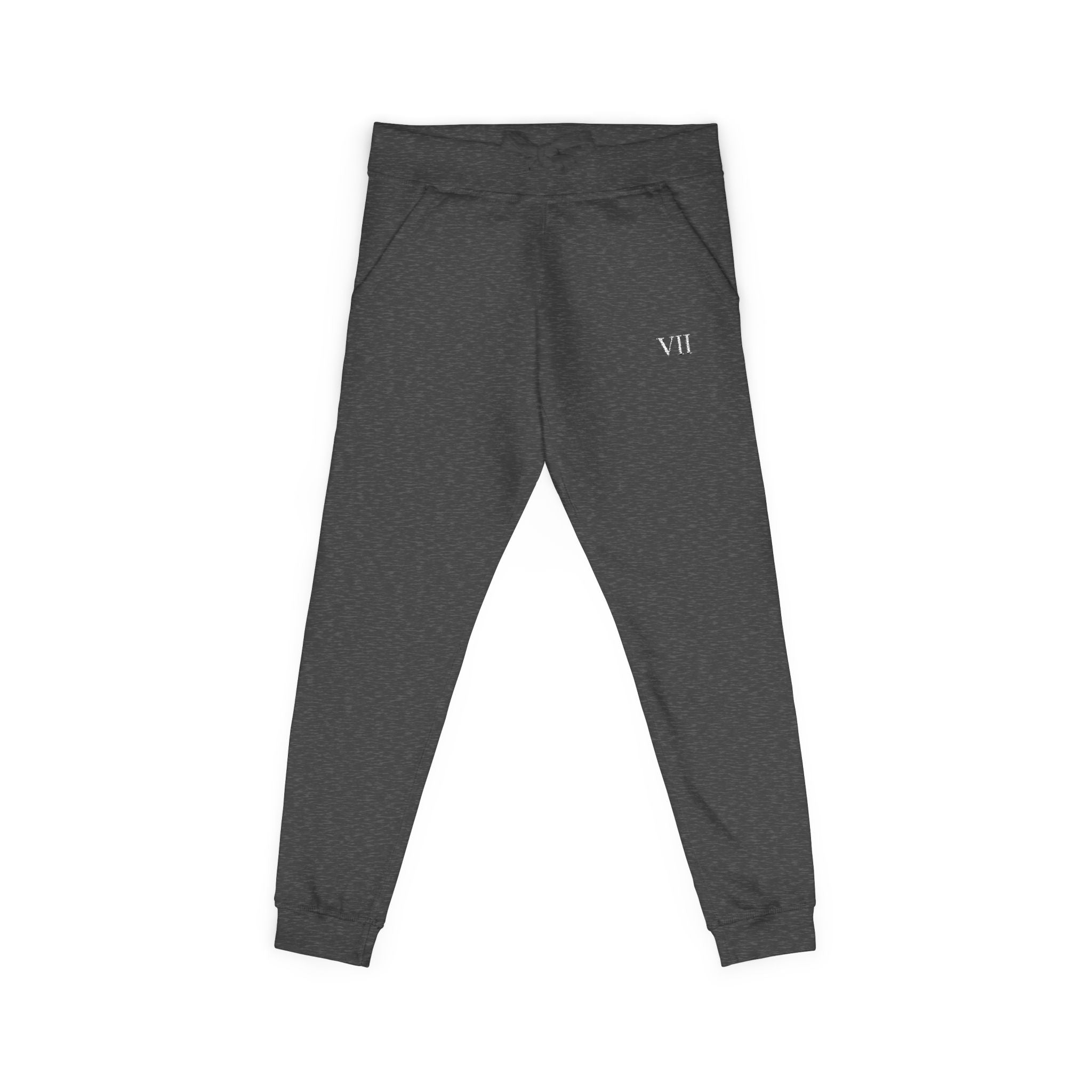 VII Embroidered Fleece Joggers | VII Collection