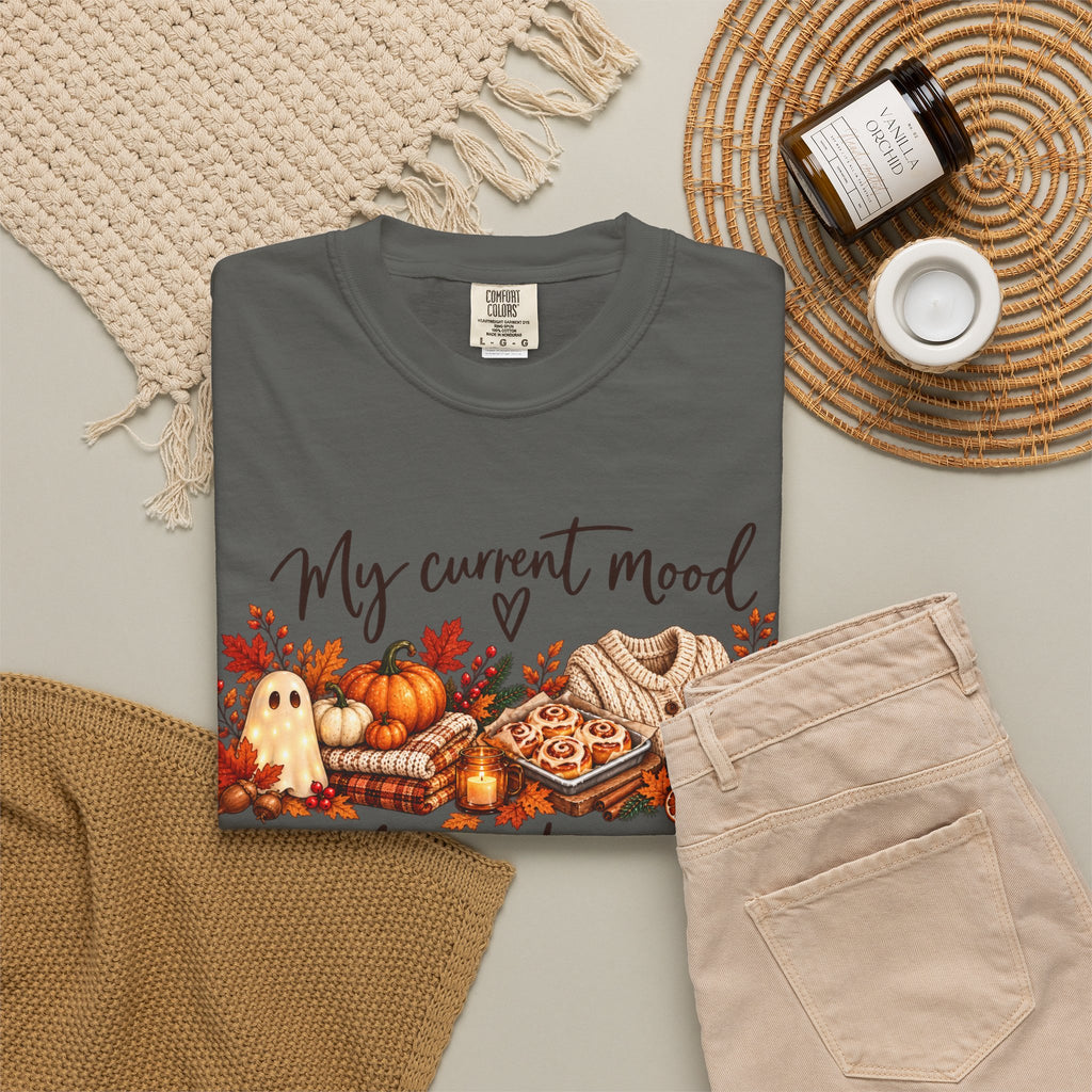 Fall to Christmas Mood Graphic Tee | Cute Holiday T-Shirt | Seven & Jones