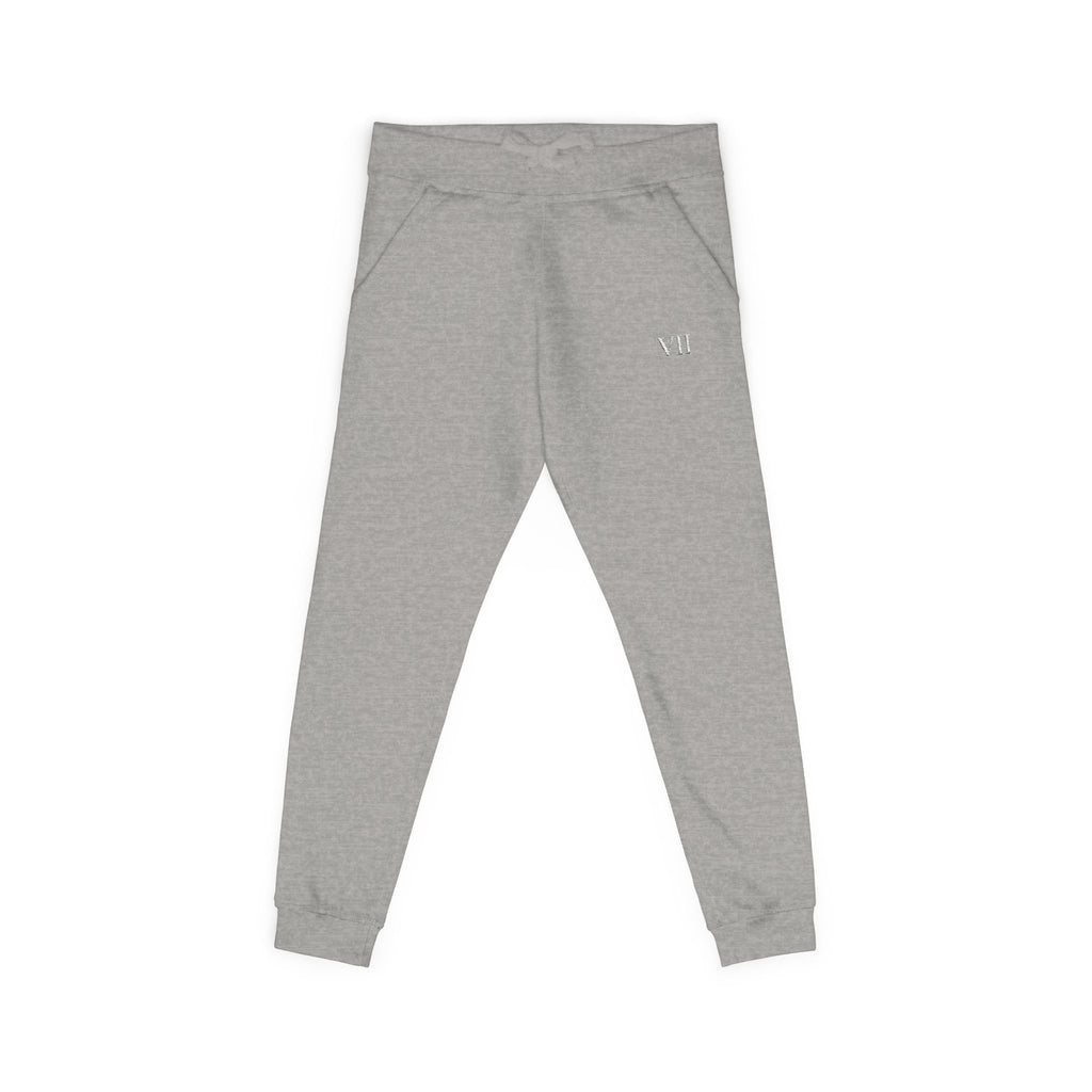 VII Embroidered Fleece Joggers | VII Collection