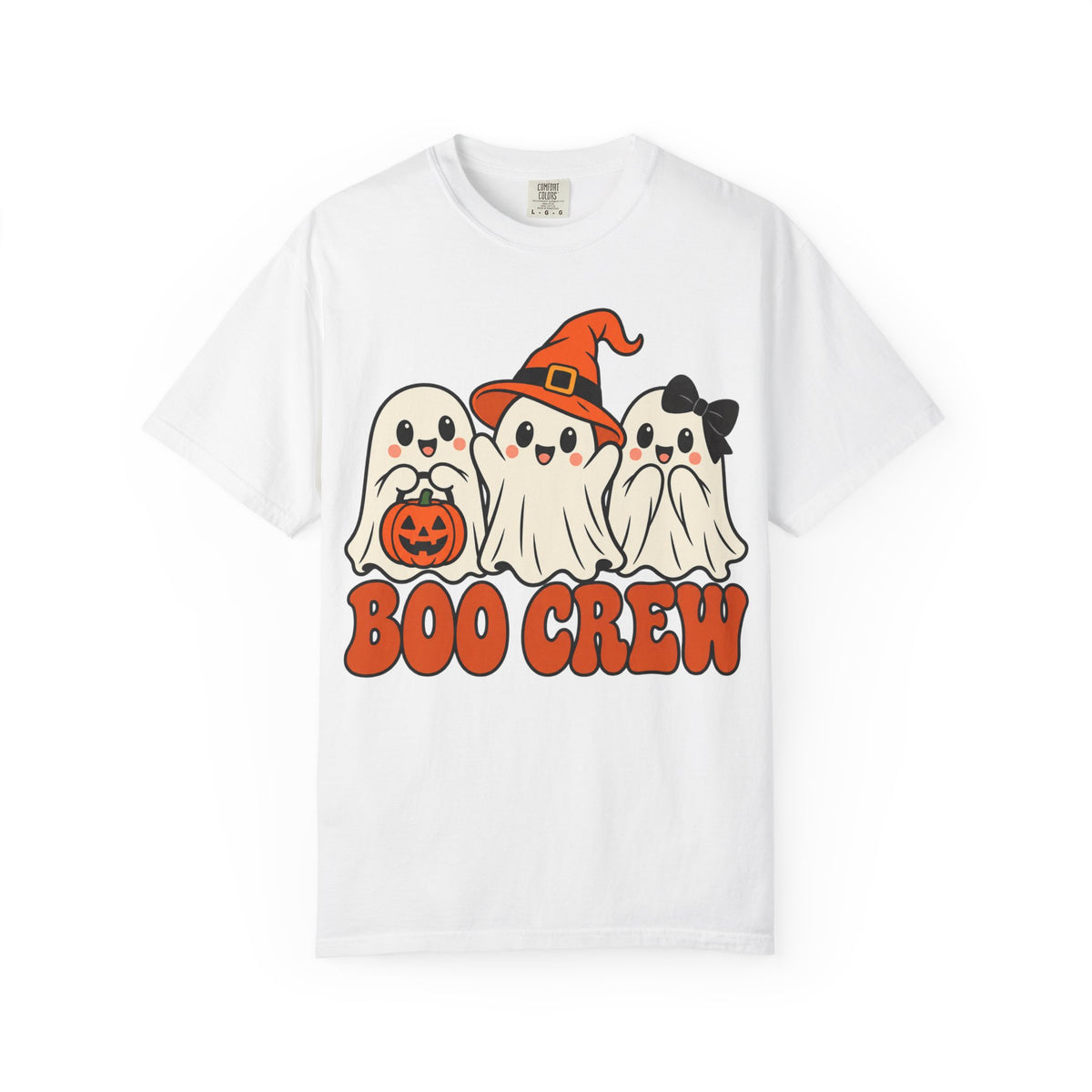 Boo Crew Halloween Ghost Tee | Comfort Colors