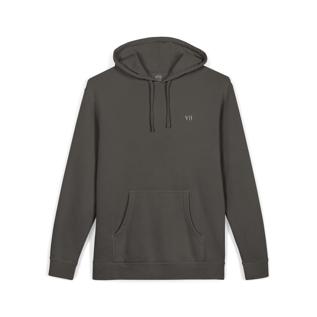 Pigment-Dyed Green Hoodie