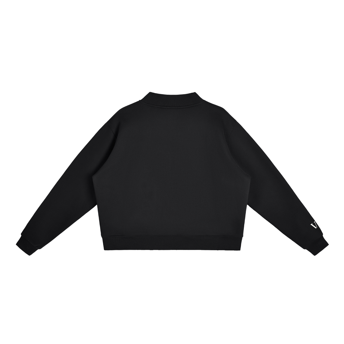 VII Sleeve Essential Fleece Mock-Neck Sweatshirt