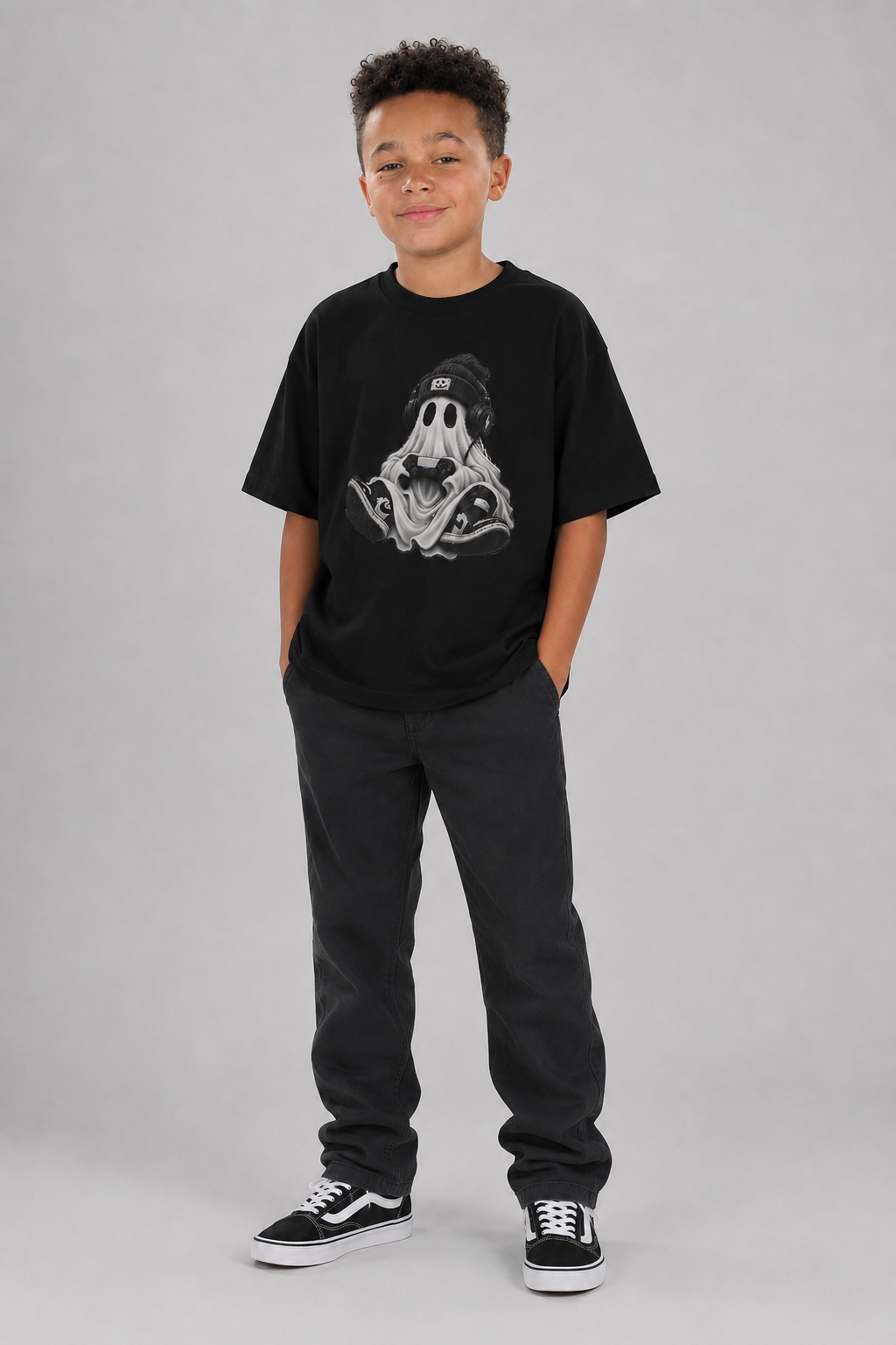 Kids Gamer Ghost T-Shirt — X Collection Youth Graphic Tee
