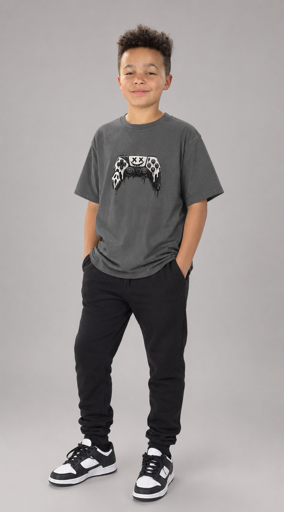 Kids Dripping Controller T-Shirt — X Collection Gaming Tee