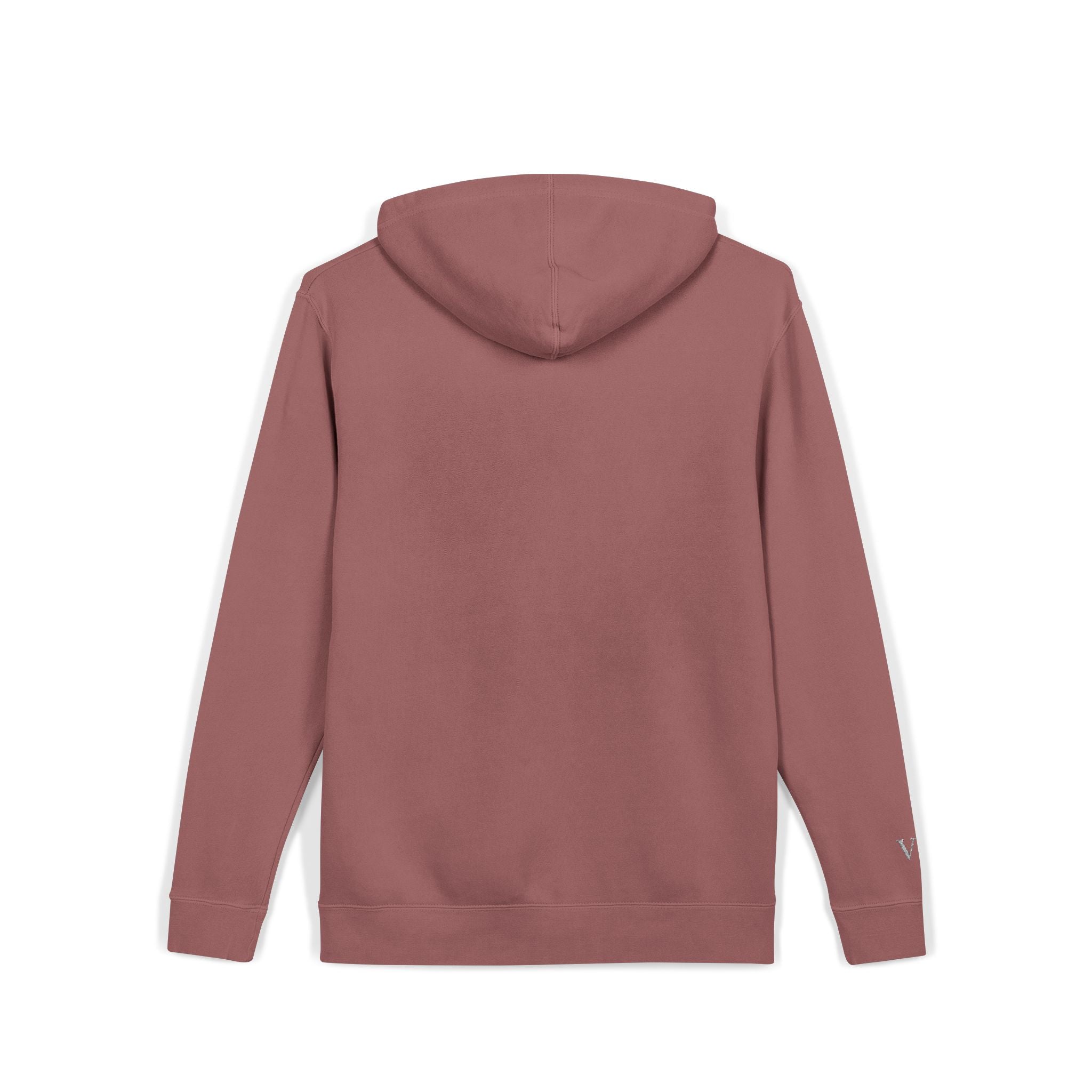 VII Collection on Sleeve | Minimalist Pigment-Dyed Unisex Hoodie