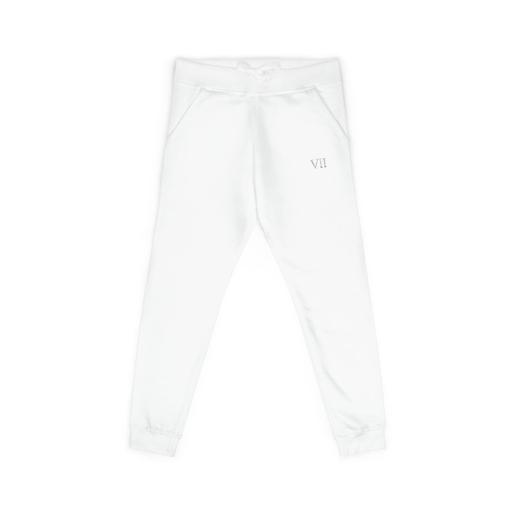 VII Embroidered Fleece Joggers | VII Collection