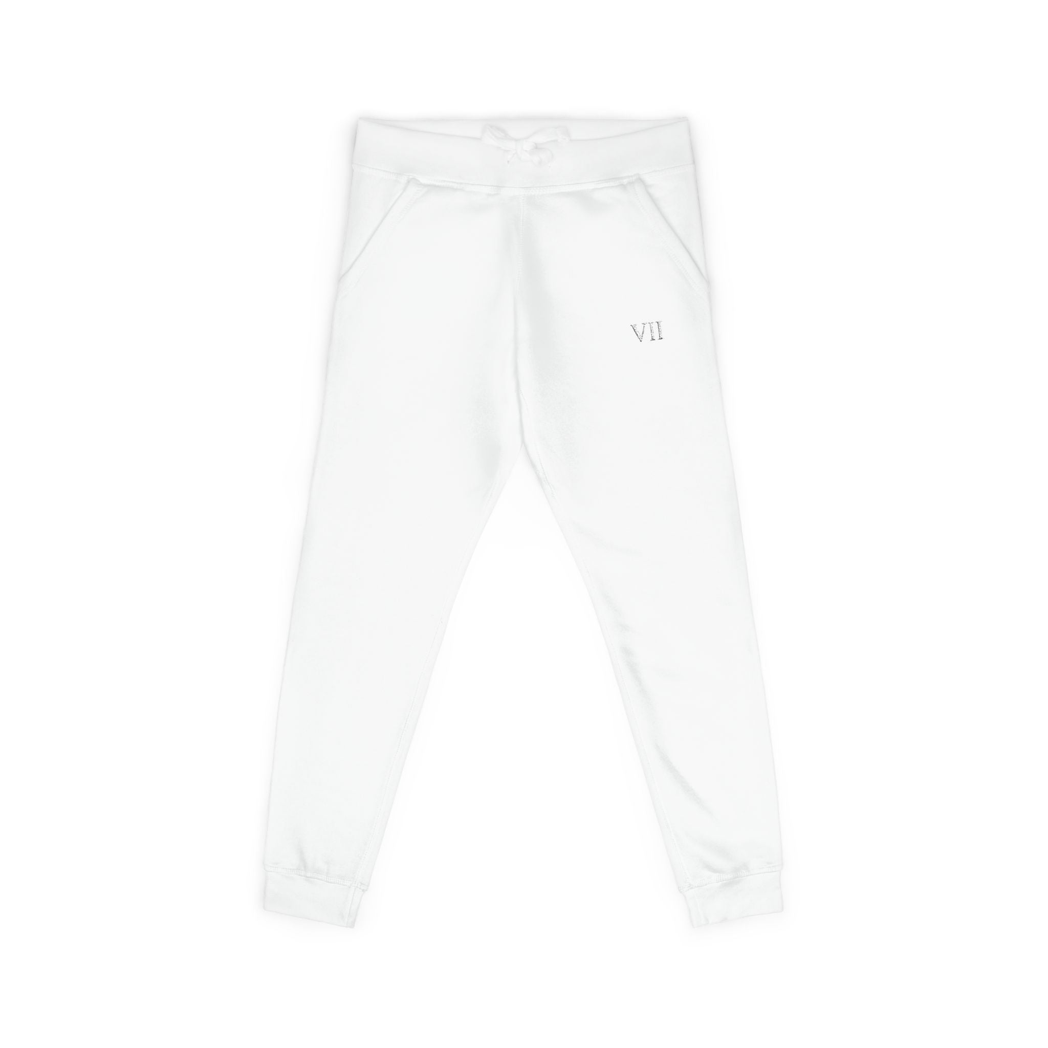 VII Embroidered Fleece Joggers | VII Collection