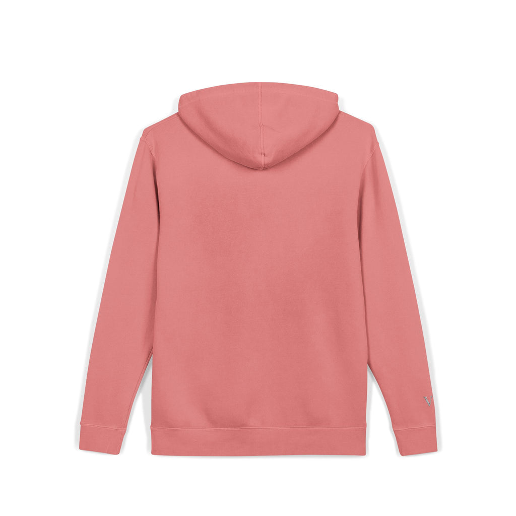 VII Collection on Sleeve | Minimalist Pigment-Dyed Unisex Hoodie