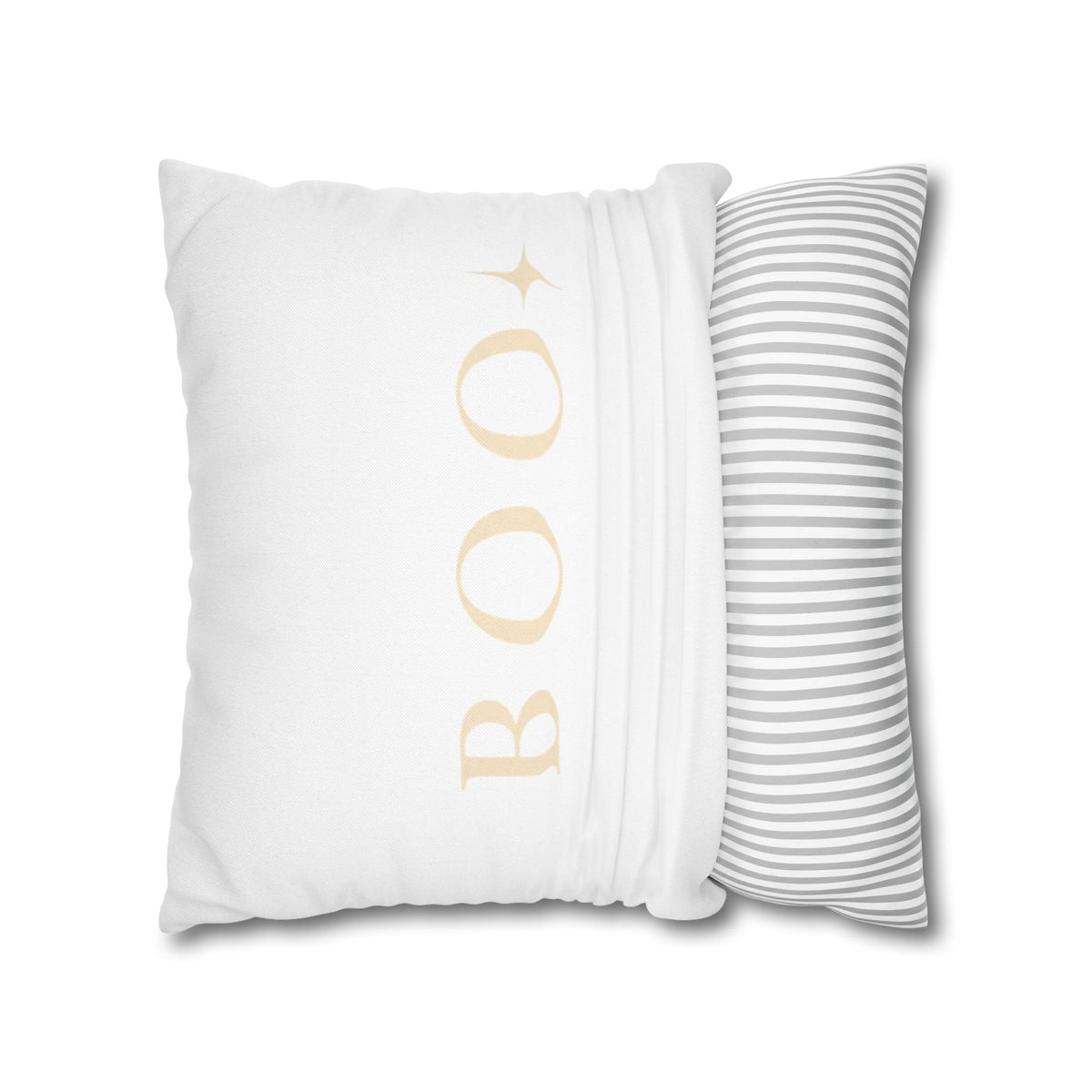 Neutral Ghost & BOO Halloween Pillowcase
