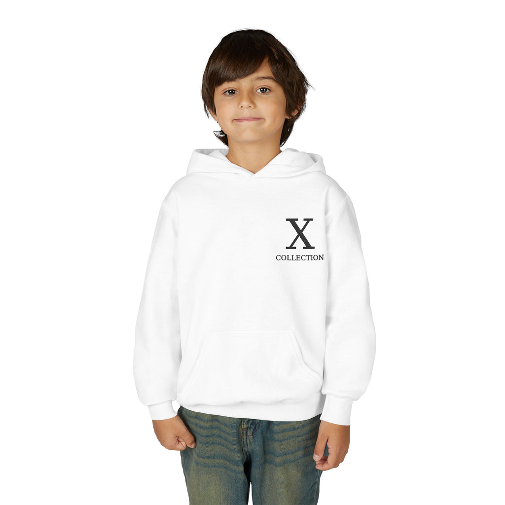 Youth Hoodie - 'X Collection' Minimal Logo Pullover