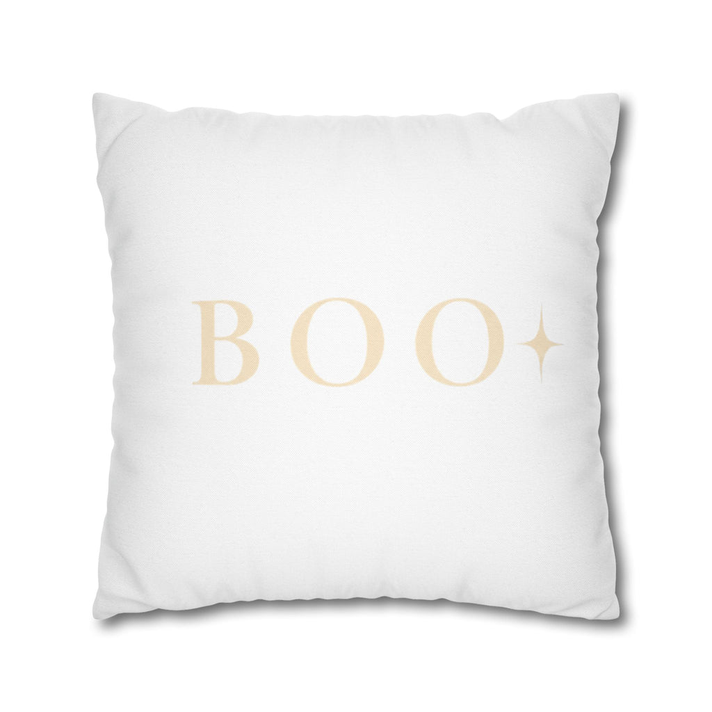Neutral Ghost & BOO Halloween Pillowcase