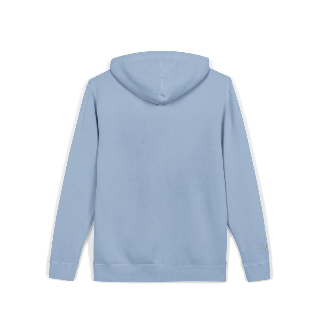 VII Collection on Sleeve | Minimalist Pigment-Dyed Unisex Hoodie