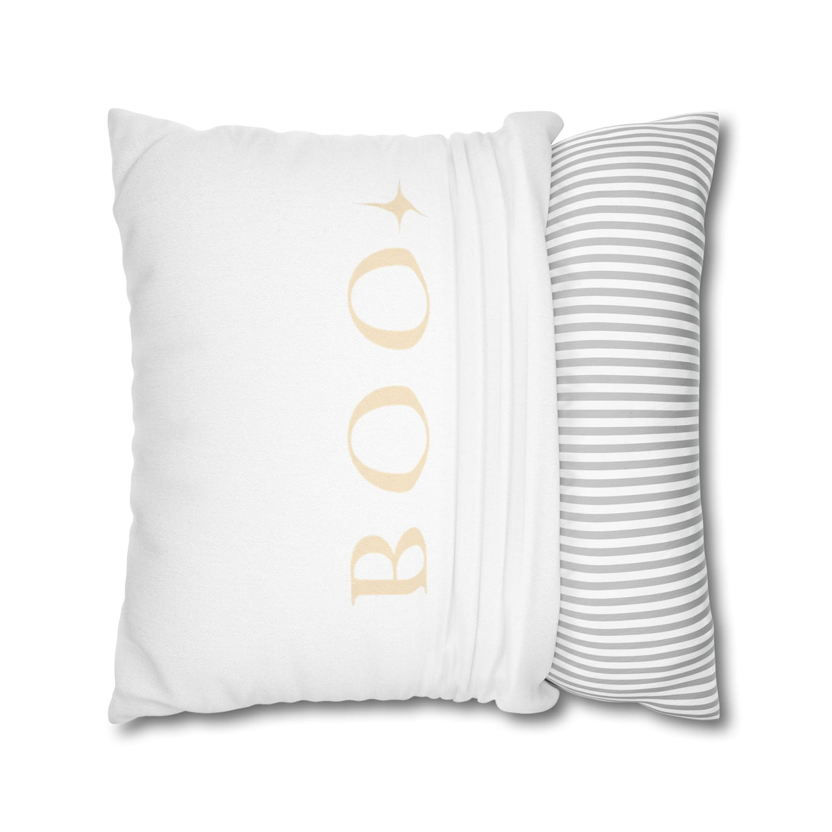 Neutral Ghost & BOO Halloween Pillowcase