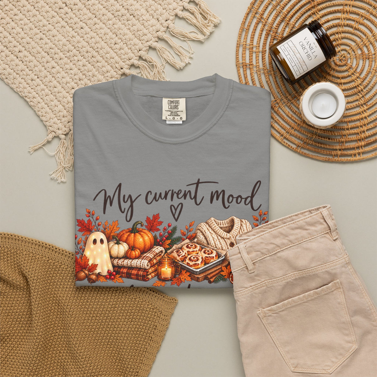 Fall to Christmas Mood Graphic Tee | Cute Holiday T-Shirt | Seven & Jones
