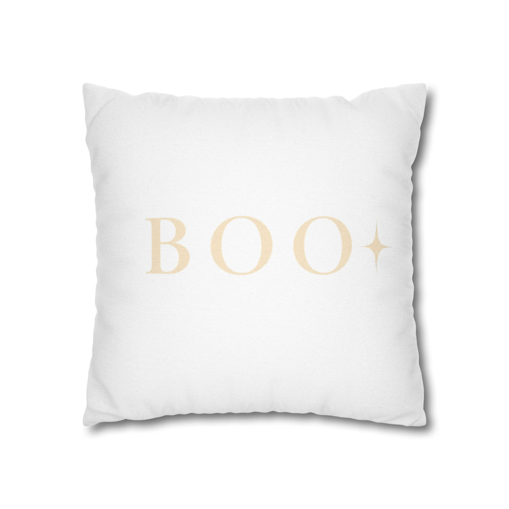 Neutral Ghost & BOO Halloween Pillowcase
