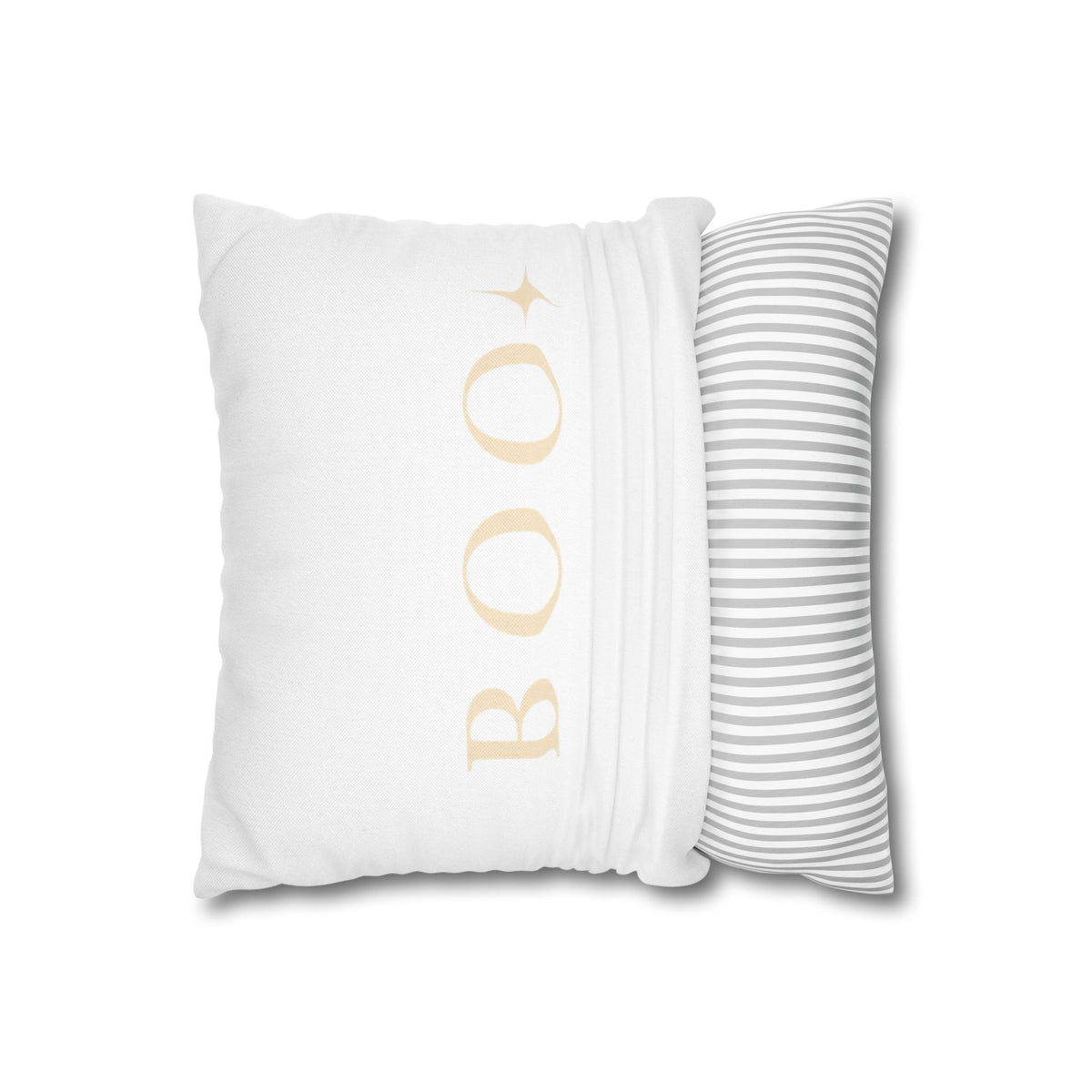 Neutral Ghost & BOO Halloween Pillowcase