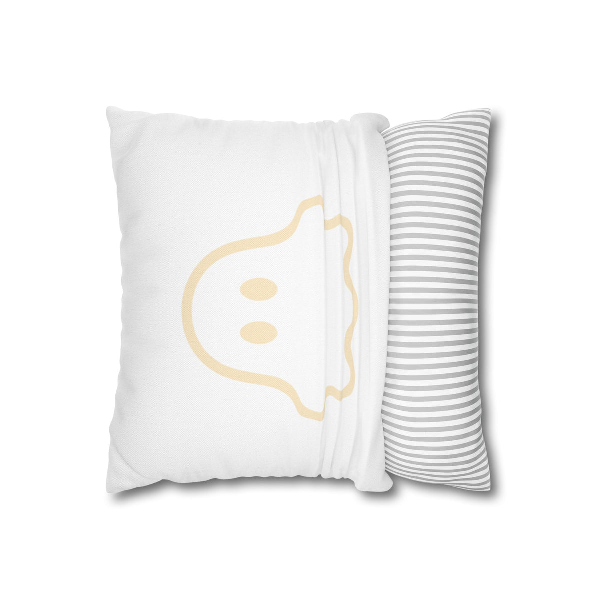 Neutral Ghost & BOO Halloween Pillowcase