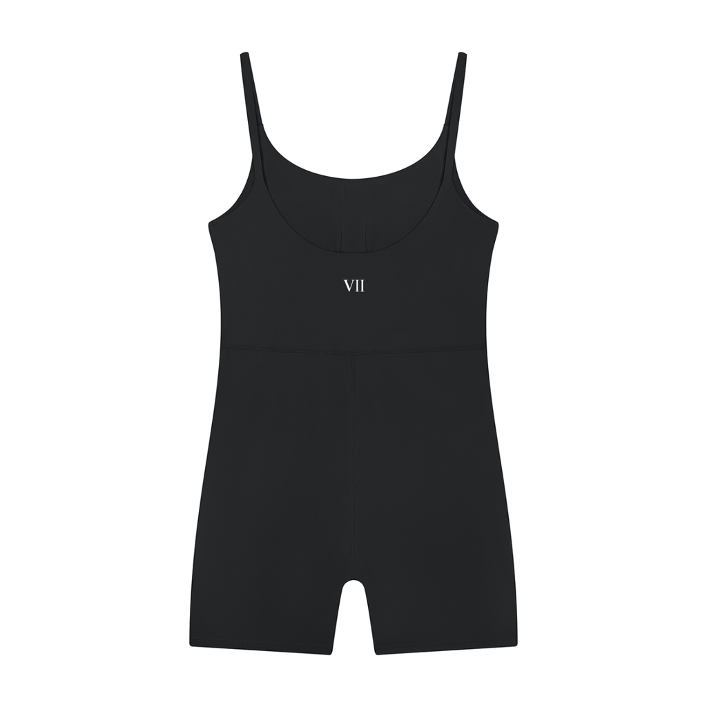 VII Collection U-Neck Yoga Romper | Seven & Jones Active