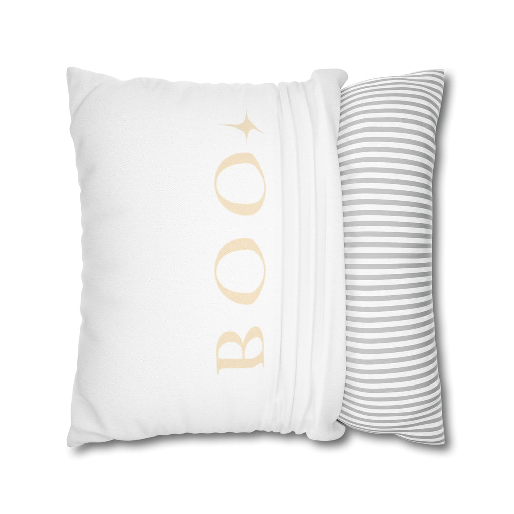 Neutral Ghost & BOO Halloween Pillowcase