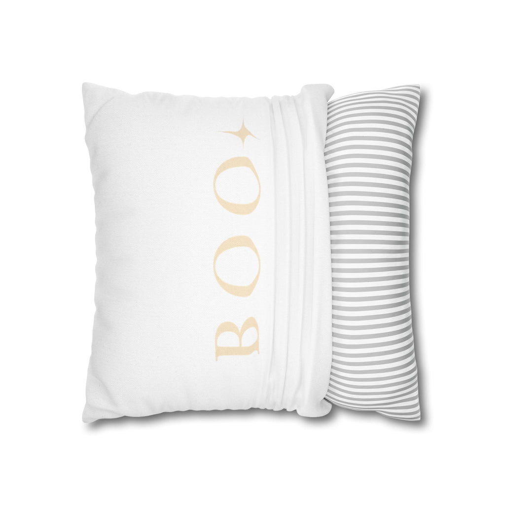 Neutral Ghost & BOO Halloween Pillowcase