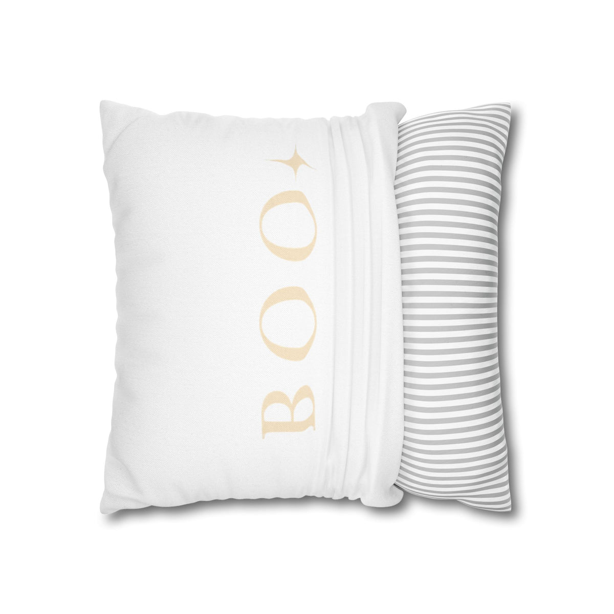 Neutral Ghost & BOO Halloween Pillowcase
