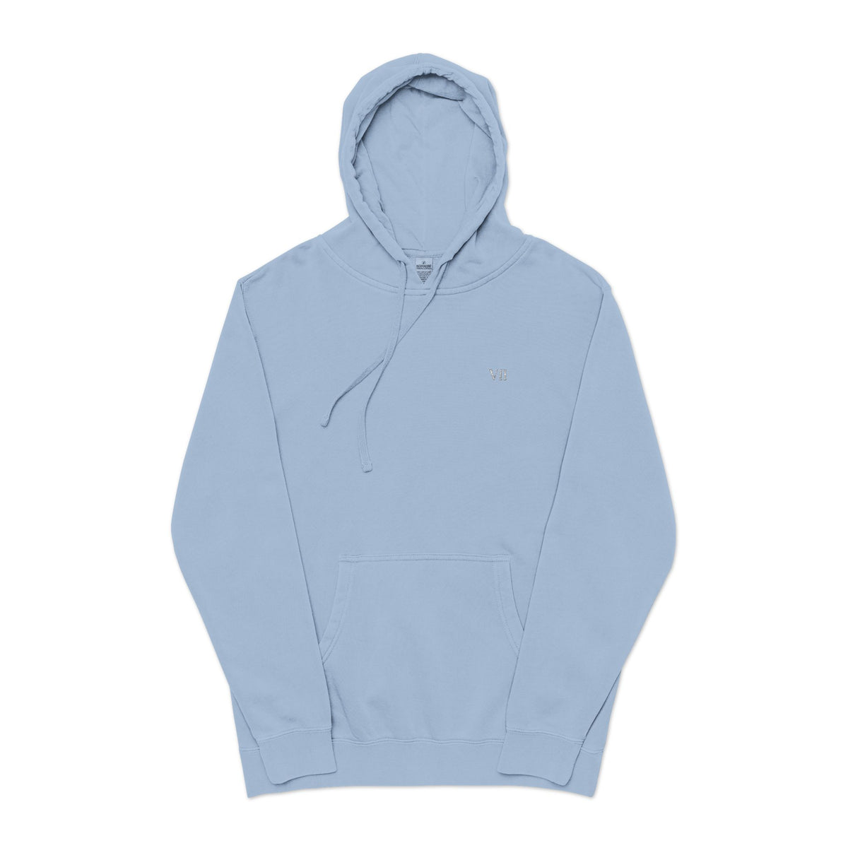 Pigment-Dyed Green Hoodie
