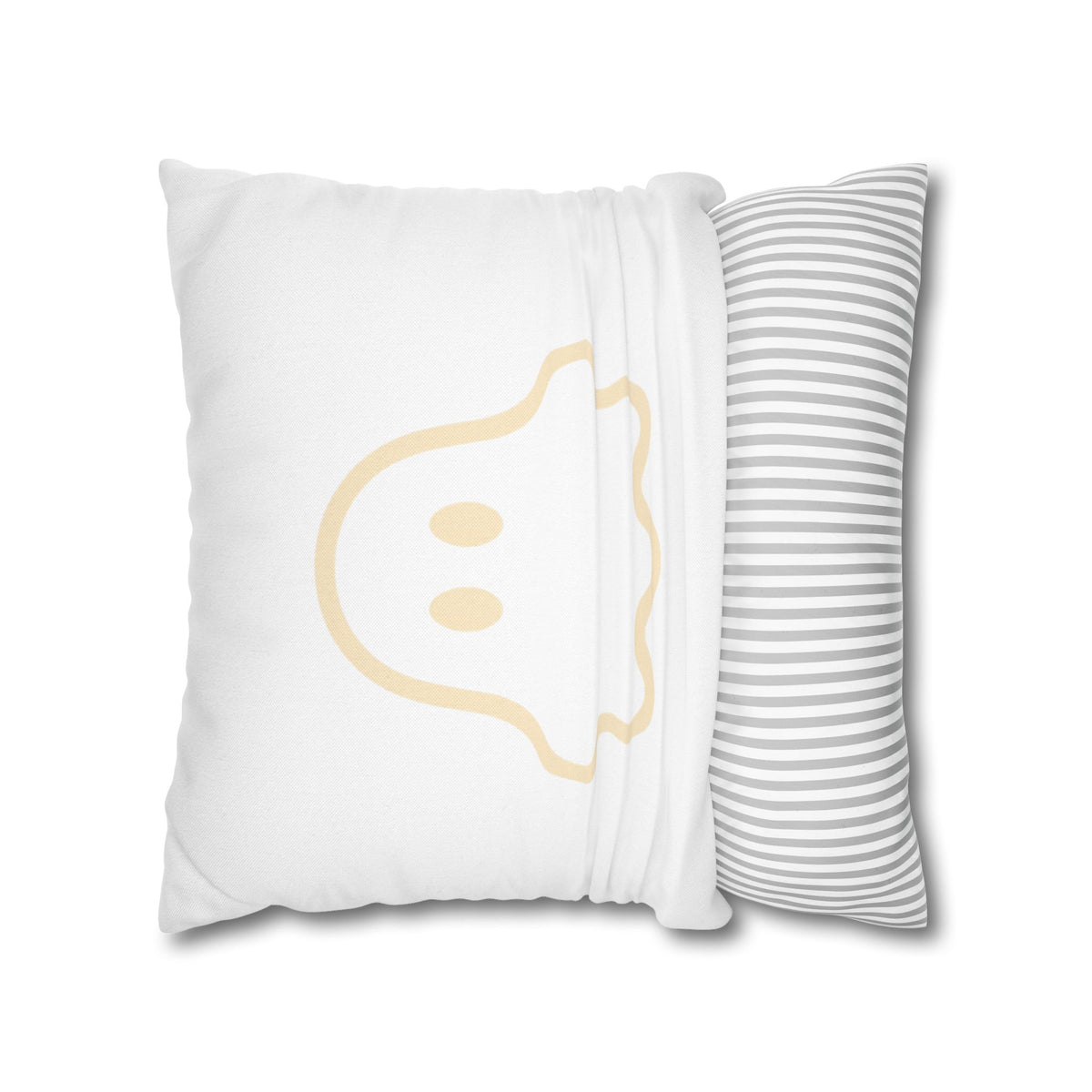 Neutral Ghost & BOO Halloween Pillowcase