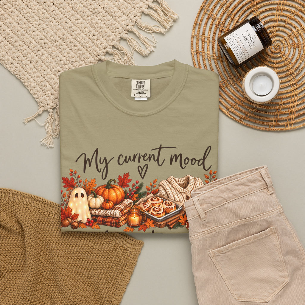 Fall to Christmas Mood Graphic Tee | Cute Holiday T-Shirt | Seven & Jones