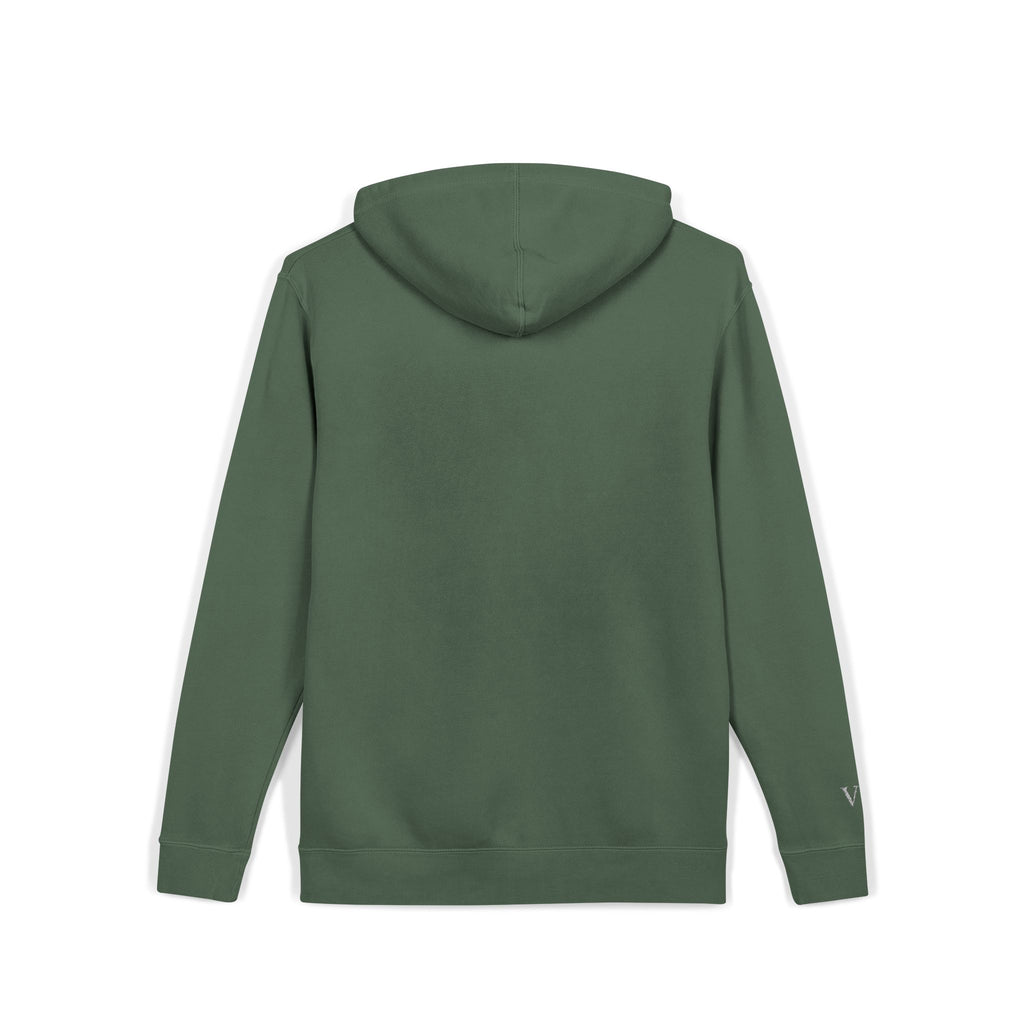 VII Collection on Sleeve | Minimalist Pigment-Dyed Unisex Hoodie